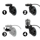 Suction Cup Antenna Mount For Mobile Radios Rugged Kenwood Icom Vhf Uhf Gmrs