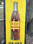Vintage Nehi Soda Pop Advertising Sign 100  Authentic 