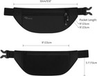 Money Belt For Men   Women Travel Hidden Wallet Secure Rfid Blocking Pouch