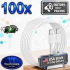100x Usb-c To Usb-c Fast Charge Cables Quick Type Charger Bulk Wholesale Oem
