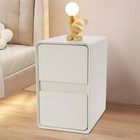 For The Bedroom  2-drawer Bedside Cabinet White 40 30 48cm Storage Cabinet