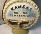 Kansas Centennial 1861-1961 Jim Beam    souvenir Bottle