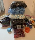 8  Lbs Used Plastic Bottle Caps Mixed Colors   Sizes Arts Crafts Mosaics Melting