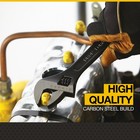 Klutch Adjustable Wrench Set  4-pc 