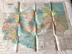 Germany Berlin Occupation Zones Postal Codes Wwii Old Map Historical Doc