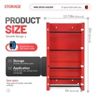 13 7x26x6  Wire Spool Holder Wall-mounted Dispenser For Electrical Industrial