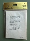 Vintage Hallmark Bridge Tally Cards 8 Count Yellow Tulips Floral Sealed 35  