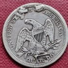 Love Token  e  On Seated Liberty Quarter 25c  68171