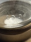 Vintage Brass Light Nautical Oceanic Industrial Marine Antique Old Glass Fixture