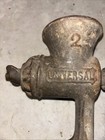 Rare  universal  Food Meat Chopper Cast Iron Food Prep Hand Crank   2  Vintage