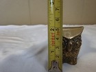 Leonard Brass Owl Set Figure Paperweight Vintage Mid Century