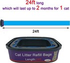 12 Pack Cat Litter Refill Bags Cartridge Compatible W  Genie Cat Litter Standard