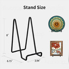 3 Pack 8 Inch Metal Plate Stands For Display  Plate Holder Pictures Frame Easel