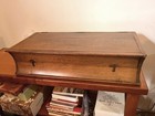 Antique Portable Harmonium Instrument Hand Pump Organ Oak Travel Melodeum