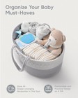 Diaper Caddy Organizer Cotton Rope Nursery Storage Basket For Baby Boy