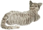 Bh7198 Hansa Cat Gray 37 Realistic Stuffed Animals Plush