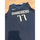 Nike Dallas Mavericks Luka Doncic 77 Swingman Jersey Navy Blue Mens Large L