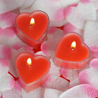 2  Red Heart Votive Tealight Candles Wedding Parties Centerpiece Decorations