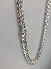 Solid Miami Cuban Link 925 Sterling Silver Chain Necklace For Men Heavy 220 Gram