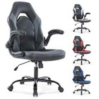 Ergonomic Office Computer Home Gaming Desk Adjustable Leather Racing Chair