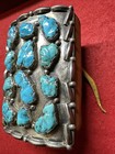 Antique Native American Ketoh Bow Guard Large Heavy Sterling Navajo 4 5 By 3 5