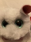 Ty Beanie Balls Brie Christmas Mouse Mice Puffies Nwt Animal Toy Fuzzy Glitter