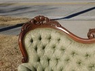 Walnut Victorian Carved Sofa Circa 1910