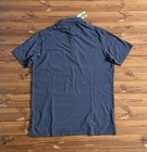 Relwen Pique Slot Polo Shirt Mens Charcoal Navy Heather Pocket Nwt Large