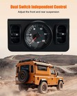 Panel Paddle Valve Switch Dual Needle Gauge With Air Fittings Fit For Air    