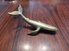 Vintage Brass Humpback Whale Nautical Sculpture Figurine Paperweight