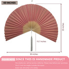 Bamboo Fan Wall Decor  Oversized Fan For Large Wall Decor  Decorative Fan
