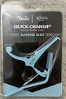 Fender Quick Change Electric Guitar Capo In Daphne Blue   Kgefdb