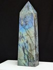 Labradorite Tower Amazing Flash Crystal Large Tall Big Point Chakra Gemstone