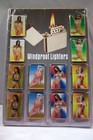 12pc Lot Windproof 3d Stripping Bikini Flip Top Oil Lighters Six Dif Display New