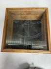 Kelvin Hughes London 1917 Nautical Sextant W   Wooden Box  Glass Top 