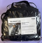 7am Enfant Blanket 212 Evolution Stroller car Seat Footmuff  Black Polar Plush