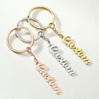 Personalized Customized Initial Id Name Keychain Key Ring Mother Father Day Gift