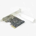 Pcie Pci-e To Sata 3 0 Internal 6gbps 2-port Expansion Controller Card Adapter