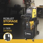 Klutch 2-tier Welding Cart With Locking Cabinet  31-1 2in l X 16-1 8in w X