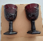 Vtg Avon 1992  1876 Cape Cod Collection Elegant Wine Glass Set 2 Glasses 5 