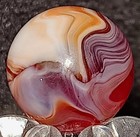 Antique Christensen Agate Electric Transparent Swirl Marble   63  Mint 