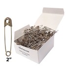 1000 Extra Large Heavy Duty Safety Pins - Industrial Strength  Rust Resistant  N