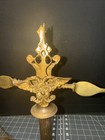 Antique Brass   Marble Scales Of Justice Life Apothecary Balance Ornate
