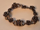 Fratelli Peruzzi Florence Antique 800 Silver Ornate Link Bracelet