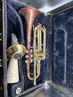 Vintage 1961 C g  Conn Brass Cornet Sn 921276 Original Case Elkhart Untested
