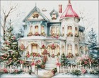 Victorian House 3 - Diy Chart Counted Cross Stitch Patterns Needlework Dmc Color