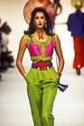 Yves Saint Laurent Rive Gauche 1993 S s Silk Passementerie Vintage Belt As-is