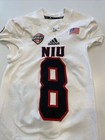 Game Worn Used Jersey Northern Illinois Huskies Niu Football Adidas Large  8