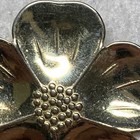 Vintage Flower Five Petal Shiny Gold Tone Brooch Lapel Pin 1 5 