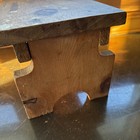 Handmade Wooden Stool Bench Vintage Primitive